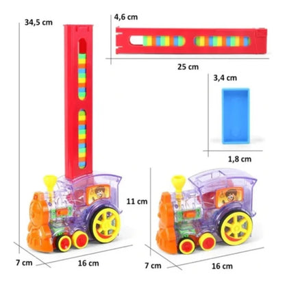 TREN DOMINO DE JUGUETE